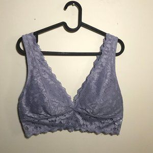 Lavender lace bralette